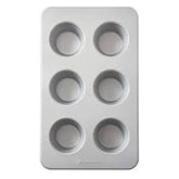 6-Cavity Pie Pan With Removable Bottoms